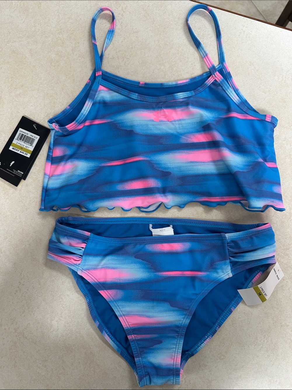 Girls Under Armour Bathing Suit